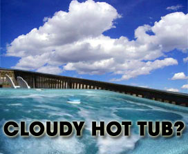 Cloudy Hot Tub