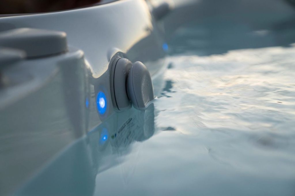 Up close look at HotSpring® hot tub - Spring Dance Hot Tubs explains the advantages of salt water hot tubs